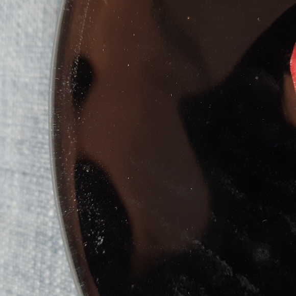 Whimsical Black Cat Face Plate Platter Candy Dish Serveware Halloween *AsIs - Picture 5 of 5